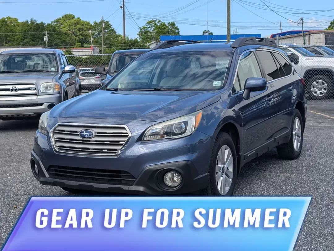 2015 /Warm Ivory Subaru Outback 2.5i Premium (4S4BSBDC1F3) with an Regular Unleaded H-4 2.5 L/152 engine, 6-Speed CVT w/OD transmission, located at 3959 U.S. 80 W, Phenix City, AL, 36870, (334) 297-4885, 32.469296, -85.135185 - 2015 Subaru Outback 2.5i Premium - Photo#0
