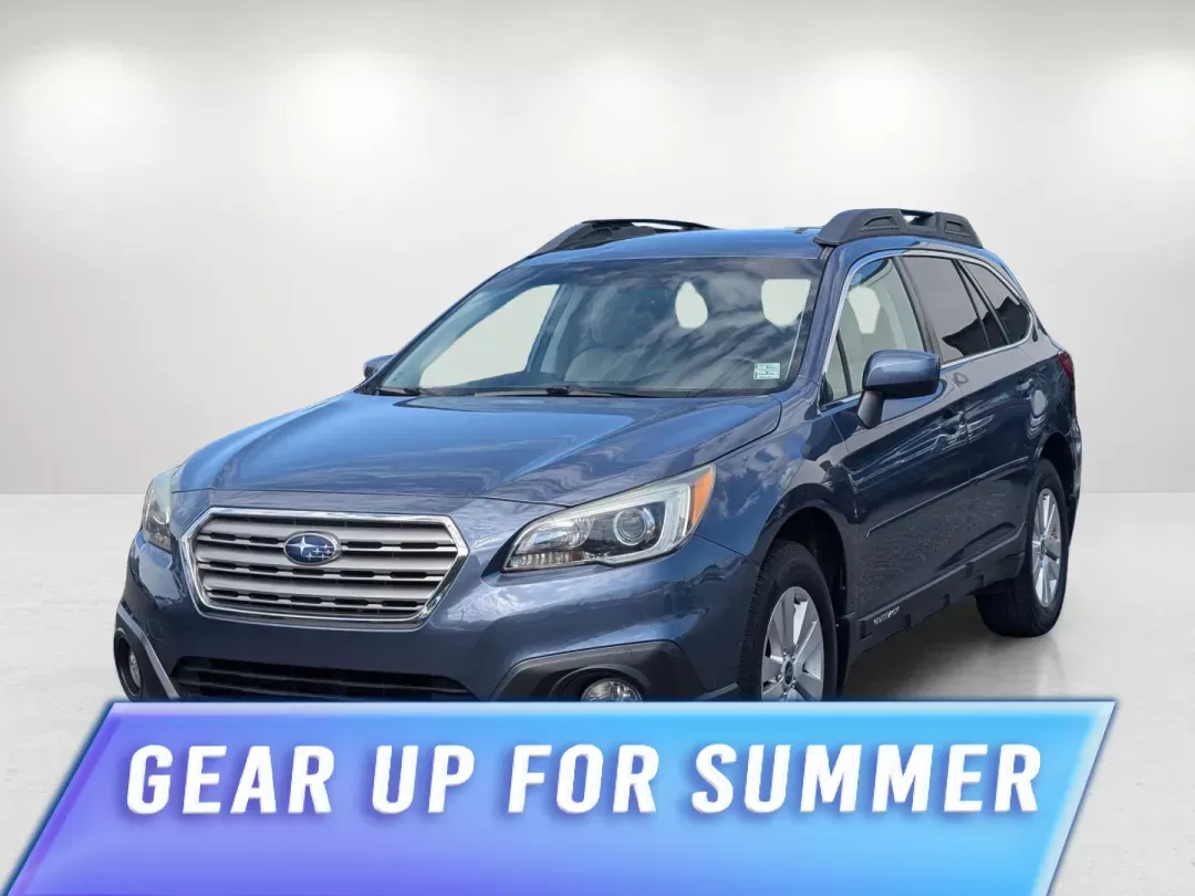 2015 /Warm Ivory Subaru Outback 2.5i Premium (4S4BSBDC1F3) with an Regular Unleaded H-4 2.5 L/152 engine, 6-Speed CVT w/OD transmission, located at 1430 Gateway Drive, Opelika, AL, 36801, (334) 239-0944, 32.637871, -85.409790 - 2015 Subaru Outback 2.5i Premium - Photo#0