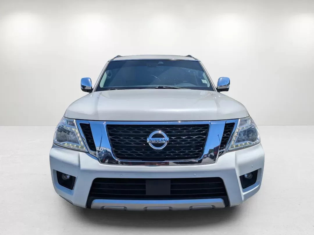 2017 /Almond Nissan Armada Platinum (JN8AY2NF1H9) with an Regular Unleaded V-8 5.6 L/339 engine, 7-Speed Automatic w/OD transmission, located at 3959 U.S. 80 W, Phenix City, AL, 36870, (334) 297-4885, 32.469296, -85.135185 - 2017 Nissan Armada Platinum - Photo#2