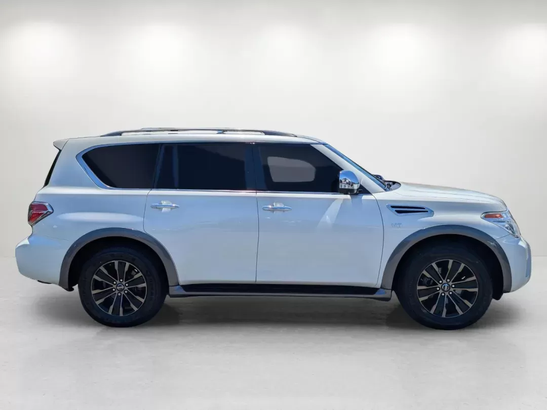 2017 /Almond Nissan Armada Platinum (JN8AY2NF1H9) with an Regular Unleaded V-8 5.6 L/339 engine, 7-Speed Automatic w/OD transmission, located at 3959 U.S. 80 W, Phenix City, AL, 36870, (334) 297-4885, 32.469296, -85.135185 - 2017 Nissan Armada Platinum - Photo#4