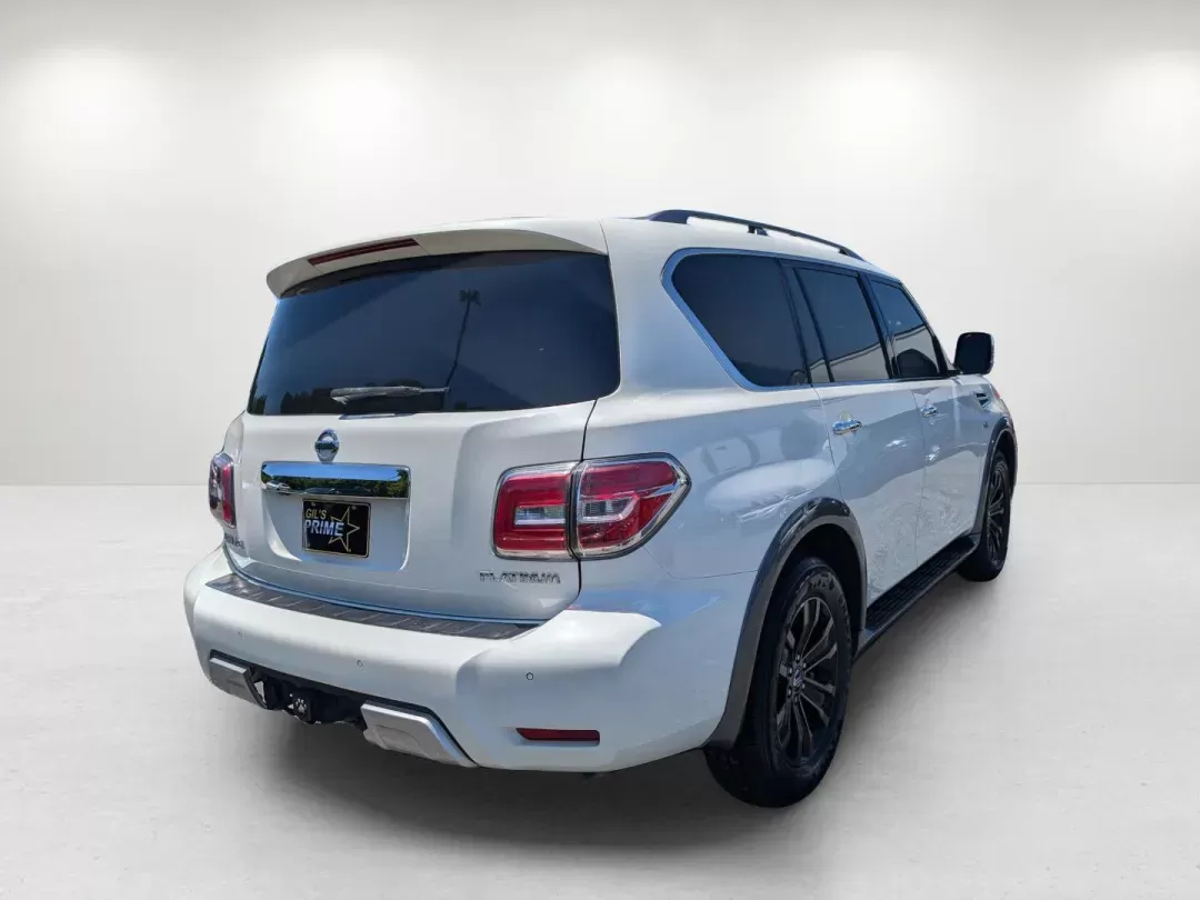 2017 /Almond Nissan Armada Platinum (JN8AY2NF1H9) with an Regular Unleaded V-8 5.6 L/339 engine, 7-Speed Automatic w/OD transmission, located at 3959 U.S. 80 W, Phenix City, AL, 36870, (334) 297-4885, 32.469296, -85.135185 - 2017 Nissan Armada Platinum - Photo#5