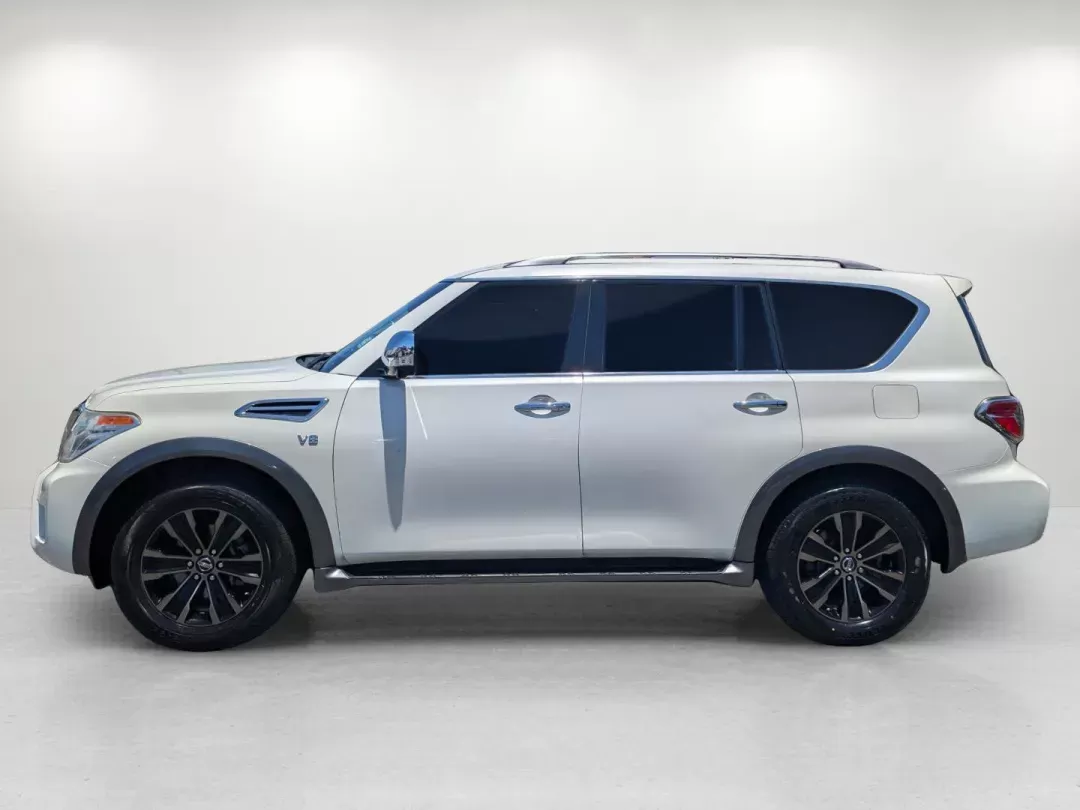 2017 /Almond Nissan Armada Platinum (JN8AY2NF1H9) with an Regular Unleaded V-8 5.6 L/339 engine, 7-Speed Automatic w/OD transmission, located at 3959 U.S. 80 W, Phenix City, AL, 36870, (334) 297-4885, 32.469296, -85.135185 - 2017 Nissan Armada Platinum - Photo#8