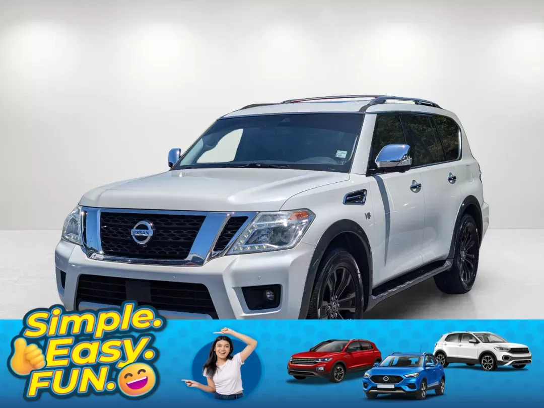 2017 /Almond Nissan Armada Platinum (JN8AY2NF1H9) with an Regular Unleaded V-8 5.6 L/339 engine, 7-Speed Automatic w/OD transmission, located at 3959 U.S. 80 W, Phenix City, AL, 36870, (334) 297-4885, 32.469296, -85.135185 - 2017 Nissan Armada Platinum - Photo#0