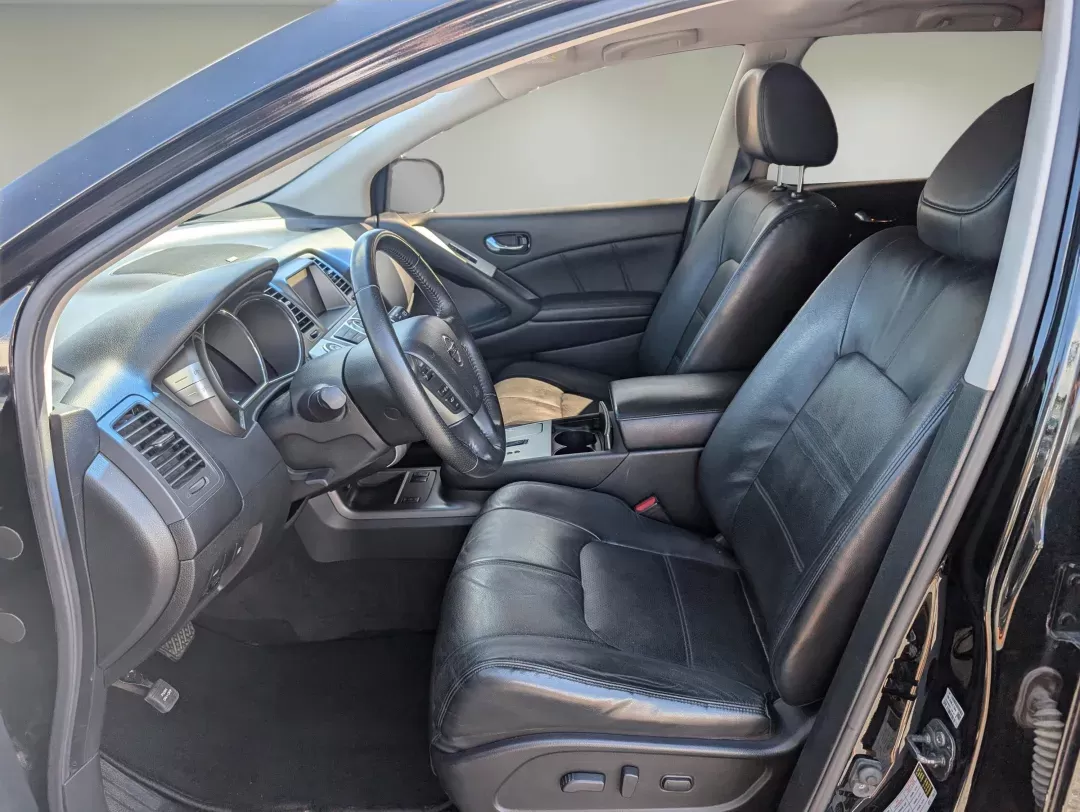 2014 /Black Nissan Murano SL (JN8AZ1MU5EW) with an Regular Unleaded V-6 3.5 L/213 engine, 1-Speed CVT w/OD transmission, located at 3959 U.S. 80 W, Phenix City, AL, 36870, (334) 297-4885, 32.469296, -85.135185 - 2014 Nissan Murano SL - Photo#9