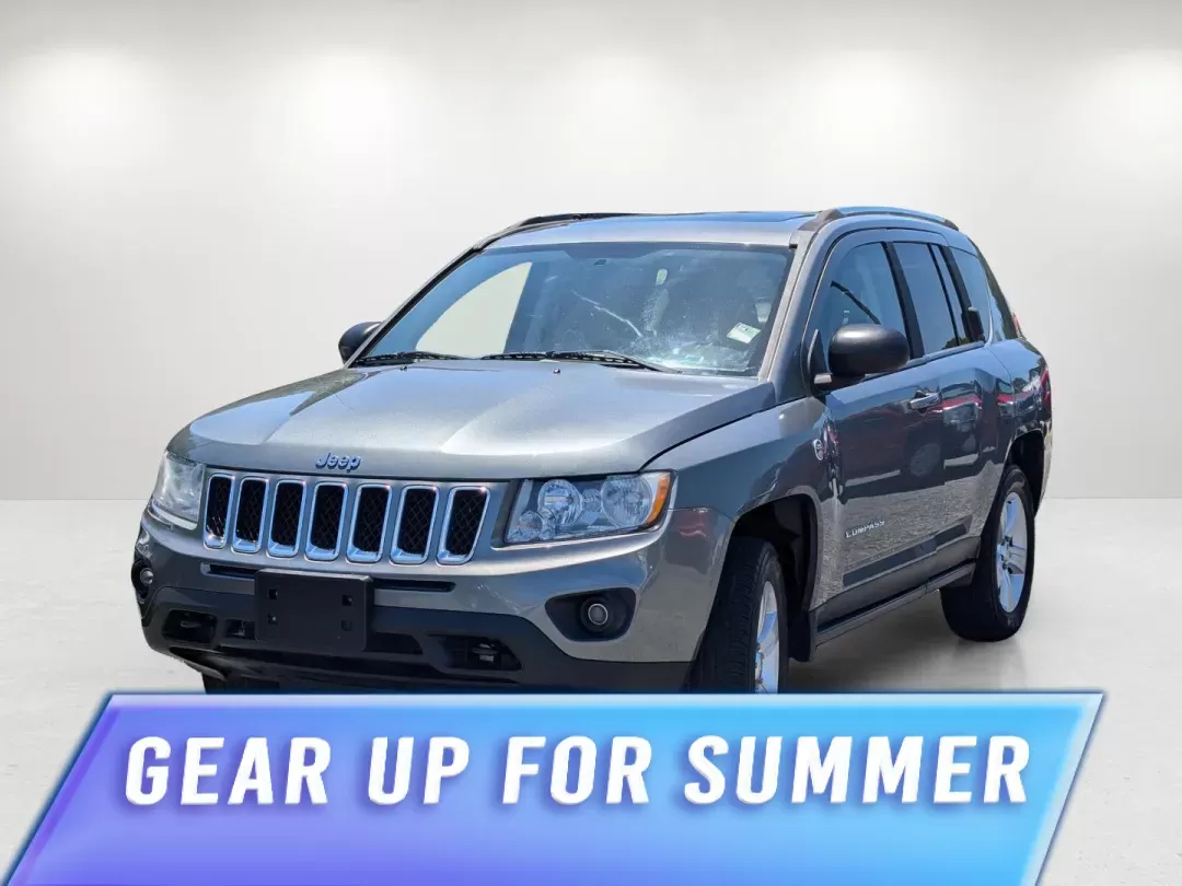 2012 /Dark Slate Gray Interior Jeep Compass Latitude (1C4NJDEBXCD) with an Gas I4 2.4L/144 engine, 1-Speed Continuously Variable Ratio transmission, located at 1430 Gateway Drive, Opelika, AL, 36801, (334) 239-0944, 32.637871, -85.409790 - 2012 Jeep Compass Latitude - Photo#0