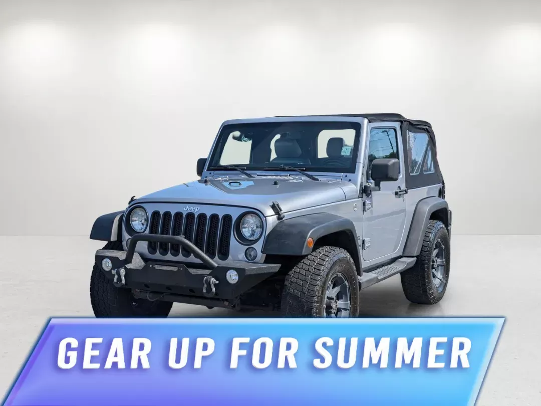 2014 /Black Jeep Wrangler Sport (1C4AJWAG7EL) with an Regular Unleaded V-6 3.6 L/220 engine, 5-Speed Automatic w/OD transmission, located at 3959 U.S. 80 W, Phenix City, AL, 36870, (334) 297-4885, 32.469296, -85.135185 - 2014 Jeep Wrangler Sport - Photo#0