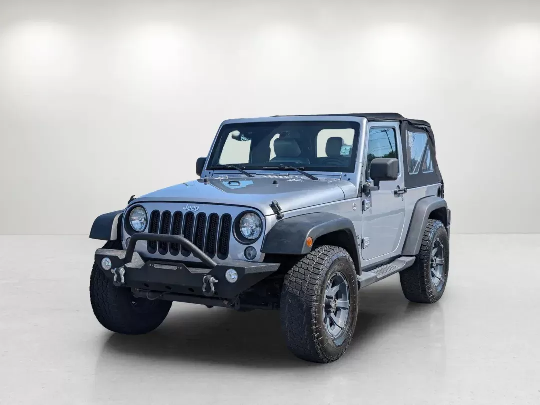 2014 /Black Jeep Wrangler Sport (1C4AJWAG7EL) with an Regular Unleaded V-6 3.6 L/220 engine, 5-Speed Automatic w/OD transmission, located at 3959 U.S. 80 W, Phenix City, AL, 36870, (334) 297-4885, 32.469296, -85.135185 - 2014 Jeep Wrangler Sport - Photo#1