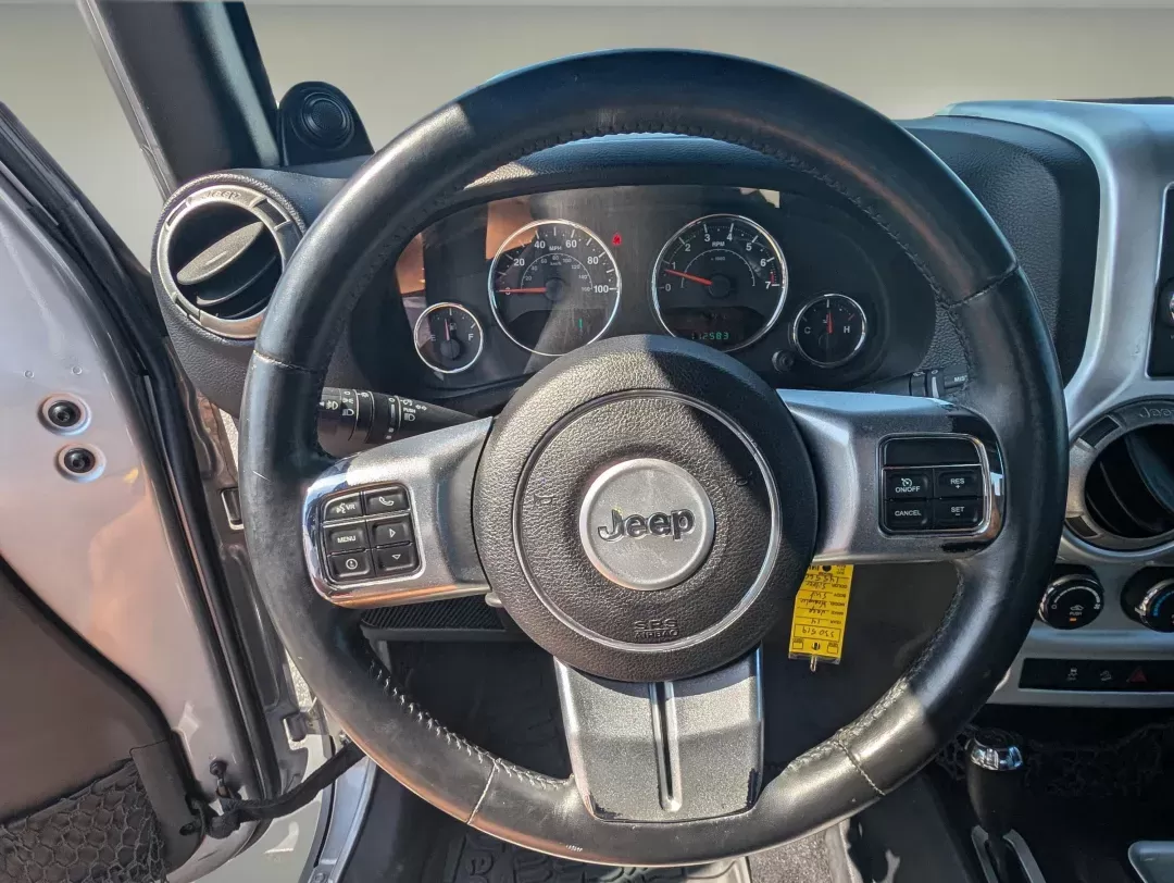 2014 /Black Jeep Wrangler Sport (1C4AJWAG7EL) with an Regular Unleaded V-6 3.6 L/220 engine, 5-Speed Automatic w/OD transmission, located at 3959 U.S. 80 W, Phenix City, AL, 36870, (334) 297-4885, 32.469296, -85.135185 - 2014 Jeep Wrangler Sport - Photo#16