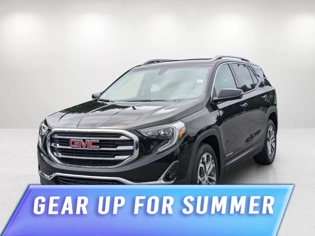 2019 /Jet Black GMC Terrain SLT (3GKALPEX2KL) with an Turbocharged Gas/E15 I4 2.0L/122 engine, 9-Speed Automatic transmission, located at 5115 14th Ave., Columbus, GA, 31904, (706) 323-0345, 32.511494, -84.971046 - 2019 GMC Terrain SLT - Photo#0