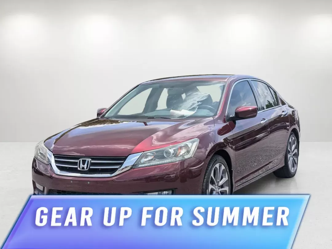 2015 Honda Accord Sedan Sport (1HGCR2F56FA) with an Regular Unleaded I-4 2.4 L/144 engine, 1-Speed CVT w/OD transmission, located at 5115 14th Ave., Columbus, GA, 31904, (706) 323-0345, 32.511494, -84.971046 - 2015 Honda Accord Sedan Sport - Photo#0