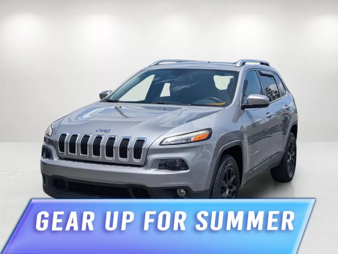 2015 /Black Jeep Cherokee Latitude (1C4PJMCS0FW) with an Regular Unleaded V-6 3.2 L/198 engine, 9-Speed Automatic w/OD transmission, located at 3959 U.S. 80 W, Phenix City, AL, 36870, (334) 297-4885, 32.469296, -85.135185 - 2015 Jeep Cherokee Latitude - Photo#0