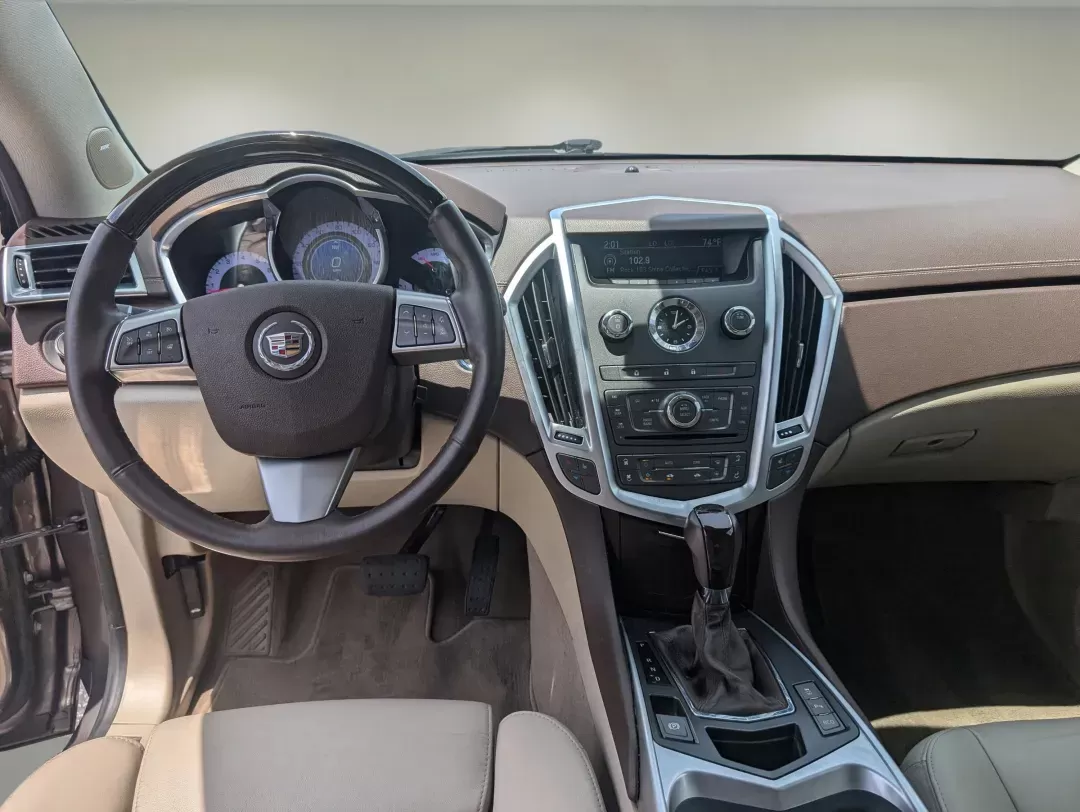 2012 /Shale w/Brownstone accents Cadillac SRX Luxury Collection (3GYFNAE32CS) with an Gas/Ethanol V6 3.6L/217 engine, 6-Speed Automatic w/Manual Shift transmission, located at 1430 Gateway Drive, Opelika, AL, 36801, (334) 239-0944, 32.637871, -85.409790 - 2012 Cadillac SRX Luxury Collection - Photo#11