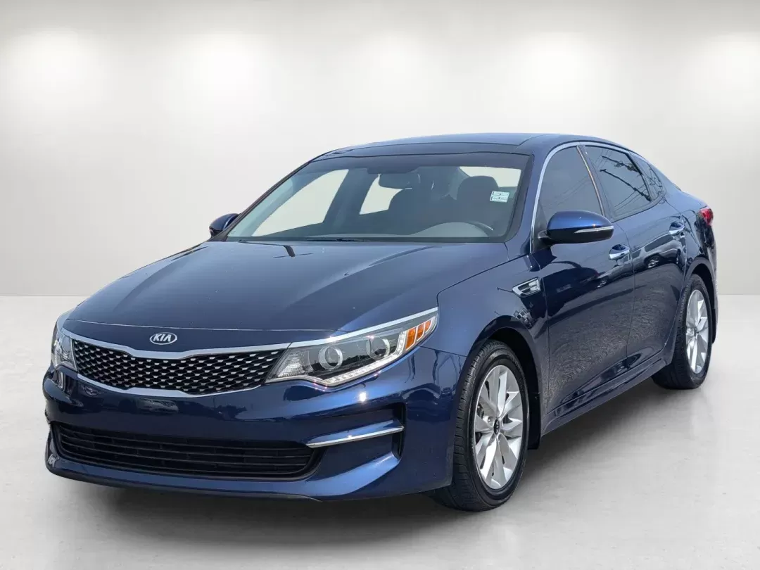 2016 /Gray Kia Optima EX (5XXGU4L37GG) with an Regular Unleaded I-4 2.4 L/144 engine, 6-Speed Automatic w/OD transmission, located at 3959 U.S. 80 W, Phenix City, AL, 36870, (334) 297-4885, 32.469296, -85.135185 - 2016 Kia Optima EX - Photo#1