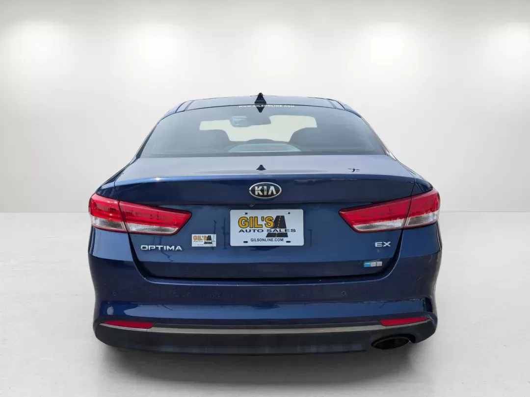 2016 /Gray Kia Optima EX (5XXGU4L37GG) with an Regular Unleaded I-4 2.4 L/144 engine, 6-Speed Automatic w/OD transmission, located at 3959 U.S. 80 W, Phenix City, AL, 36870, (334) 297-4885, 32.469296, -85.135185 - 2016 Kia Optima EX - Photo#6