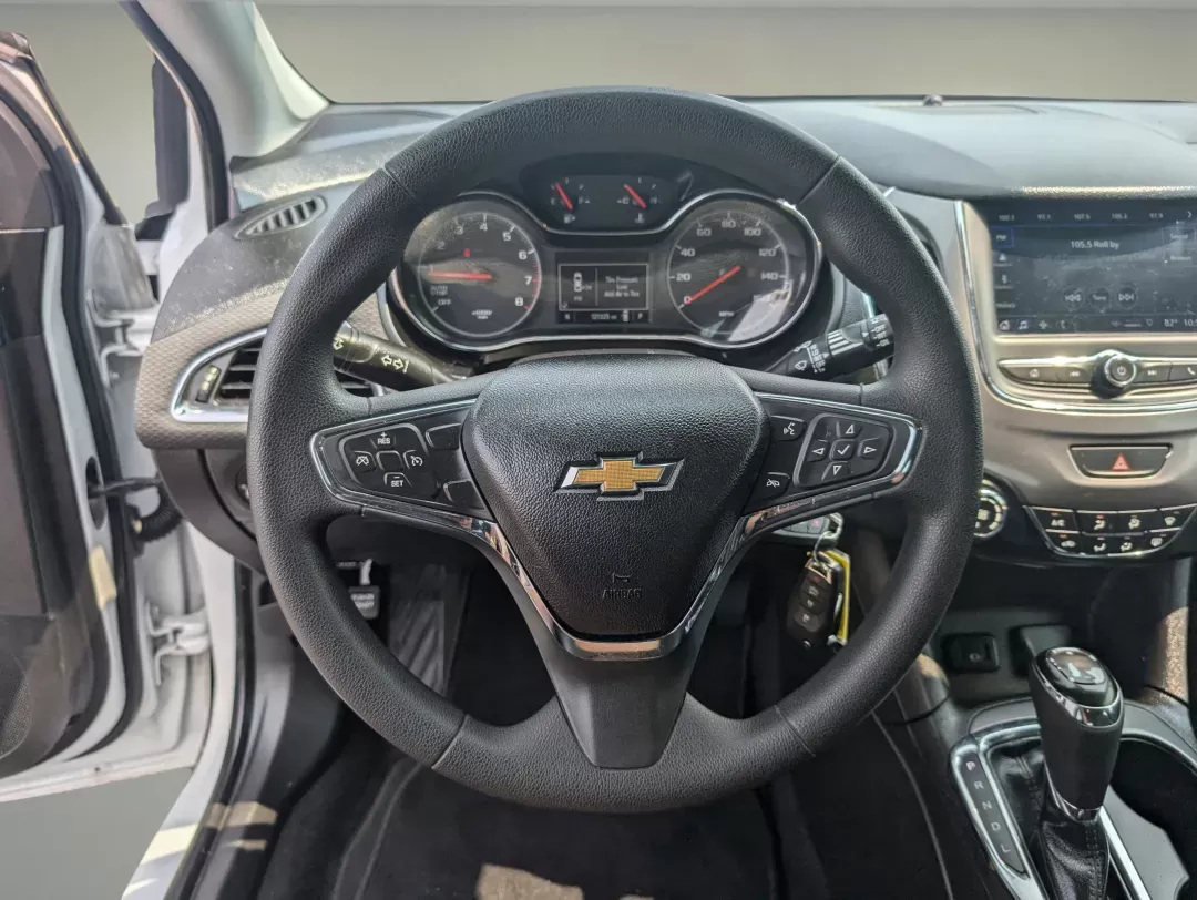 2019 /Jet Black Chevrolet Cruze LS (3G1BC6SM2KS) with an Turbocharged Gas I4 1.4L/85 engine, 6-Speed Automatic transmission, located at 3959 U.S. 80 W, Phenix City, AL, 36870, (334) 297-4885, 32.469296, -85.135185 - 2019 Chevrolet Cruze LS - Photo#16