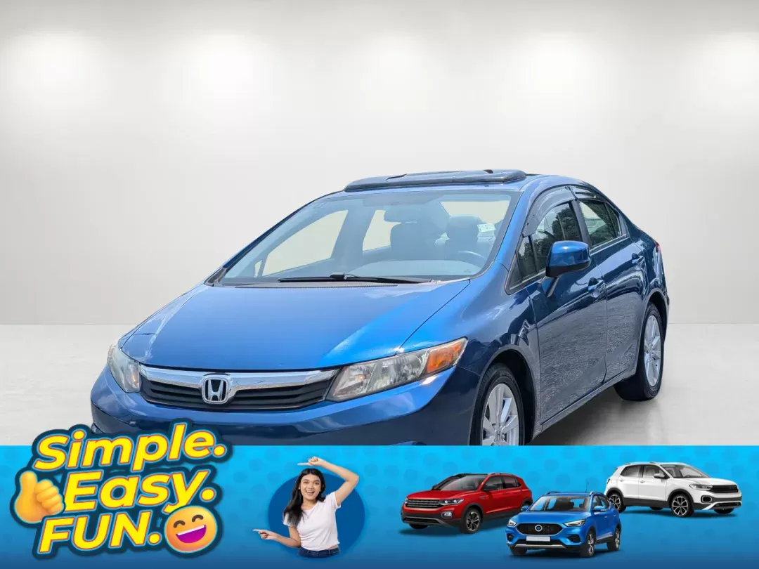 2012 Honda Civic Sdn EX-L (19XFB2F98CE) with an Gas I4 1.8L/110 engine, 5-Speed Automatic transmission, located at 3959 U.S. 80 W, Phenix City, AL, 36870, (334) 297-4885, 32.469296, -85.135185 - 2012 Honda Civic Sdn EX-L - Photo#0