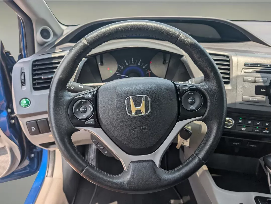 2012 Honda Civic Sdn EX-L (19XFB2F98CE) with an Gas I4 1.8L/110 engine, 5-Speed Automatic transmission, located at 3959 U.S. 80 W, Phenix City, AL, 36870, (334) 297-4885, 32.469296, -85.135185 - 2012 Honda Civic Sdn EX-L - Photo#15