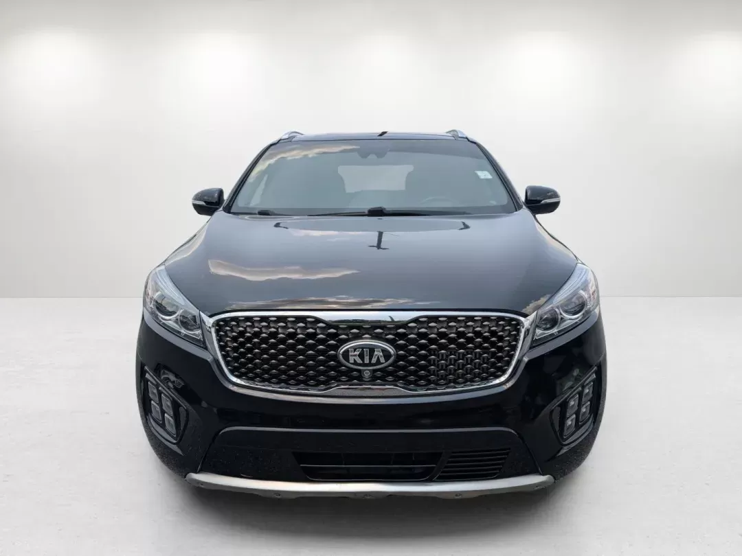 2016 /Satin Black Kia Sorento SXL (5XYPK4A18GG) with an Intercooled Turbo Regular Unleaded I-4 2.0 L/122 engine, 6-Speed Automatic w/OD transmission, located at 804 22nd Ave, Phenix City, AL, 36870, (334) 297-1860, 32.484749, -85.024475 - 2016 Kia Sorento SXL - Photo#1