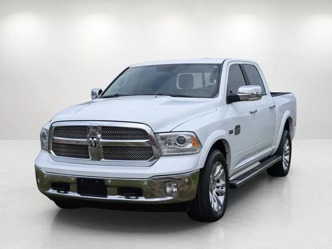 2015 /Lt Frost Beige/Brown Ram 1500 Laramie Longhorn (1C6RR7PT3FS) with an Regular Unleaded V-8 5.7 L/345 engine, 8-Speed Automatic w/OD transmission, located at 3959 U.S. 80 W, Phenix City, AL, 36870, (334) 297-4885, 32.469296, -85.135185 - 2015 Ram 1500 Laramie Longhorn - Photo#1