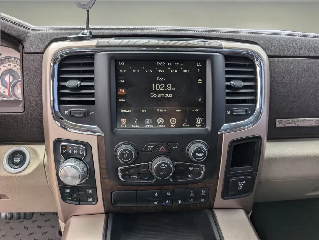 2015 /Lt Frost Beige/Brown Ram 1500 Laramie Longhorn (1C6RR7PT3FS) with an Regular Unleaded V-8 5.7 L/345 engine, 8-Speed Automatic w/OD transmission, located at 3959 U.S. 80 W, Phenix City, AL, 36870, (334) 297-4885, 32.469296, -85.135185 - 2015 Ram 1500 Laramie Longhorn - Photo#15