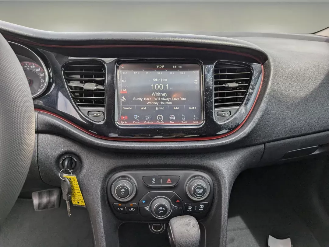 2015 /Black Dodge Dart SXT (1C3CDFBB3FD) with an Regular Unleaded I-4 2.4 L/144 engine, 6-Speed Automatic w/OD transmission, located at 3959 U.S. 80 W, Phenix City, AL, 36870, (334) 297-4885, 32.469296, -85.135185 - 2015 Dodge Dart SXT - Photo#14