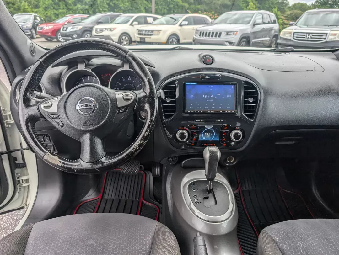 2012 /Black Nissan JUKE SV (JN8AF5MRXCT) with an Gas Turbocharged I4 1.6L/ engine, 1-Speed CVT transmission, located at 3959 U.S. 80 W, Phenix City, AL, 36870, (334) 297-4885, 32.469296, -85.135185 - 2012 Nissan JUKE SV - Photo#11