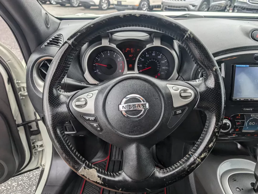 2012 /Black Nissan JUKE SV (JN8AF5MRXCT) with an Gas Turbocharged I4 1.6L/ engine, 1-Speed CVT transmission, located at 3959 U.S. 80 W, Phenix City, AL, 36870, (334) 297-4885, 32.469296, -85.135185 - 2012 Nissan JUKE SV - Photo#12