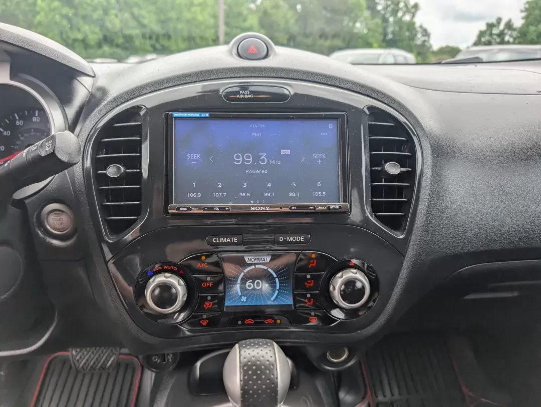 2012 /Black Nissan JUKE SV (JN8AF5MRXCT) with an Gas Turbocharged I4 1.6L/ engine, 1-Speed CVT transmission, located at 3959 U.S. 80 W, Phenix City, AL, 36870, (334) 297-4885, 32.469296, -85.135185 - 2012 Nissan JUKE SV - Photo#14