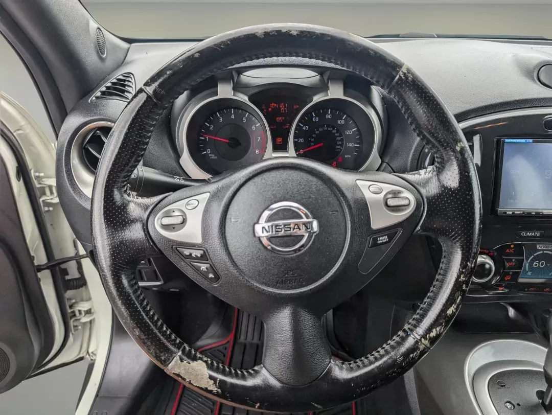 2012 /Black Nissan JUKE SV (JN8AF5MRXCT) with an Gas Turbocharged I4 1.6L/ engine, 1-Speed CVT transmission, located at 3959 U.S. 80 W, Phenix City, AL, 36870, (334) 297-4885, 32.469296, -85.135185 - 2012 Nissan JUKE SV - Photo#13
