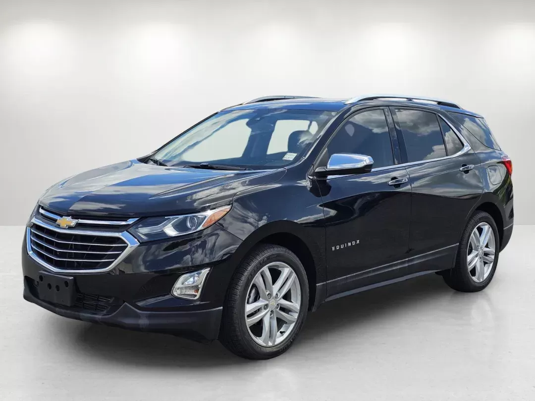 2018 /Jet Black Chevrolet Equinox Premier (2GNAXMEV7J6) with an Turbocharged Gas I4 1.5L/ engine, 6-Speed Automatic transmission, located at 521 Old Farm Lane Rd, Prattville, AL, 36066, (334) 325-1505, 32.482460, -86.416367 - 2018 Chevrolet Equinox Premier - Photo#1