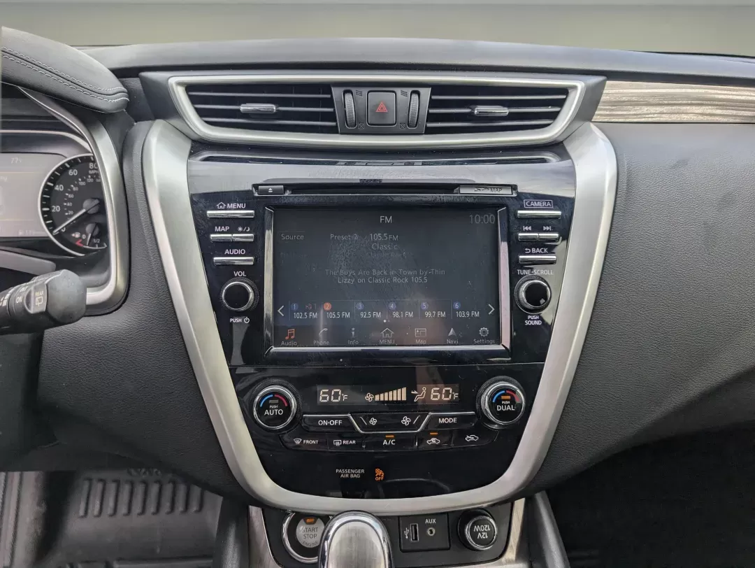 2018 /Graphite Nissan Murano SV (5N1AZ2MG9JN) with an Regular Unleaded V-6 3.5 L/213 engine, 1-Speed CVT w/OD transmission, located at 1430 Gateway Drive, Opelika, AL, 36801, (334) 239-0944, 32.637871, -85.409790 - 2018 Nissan Murano SV - Photo#14
