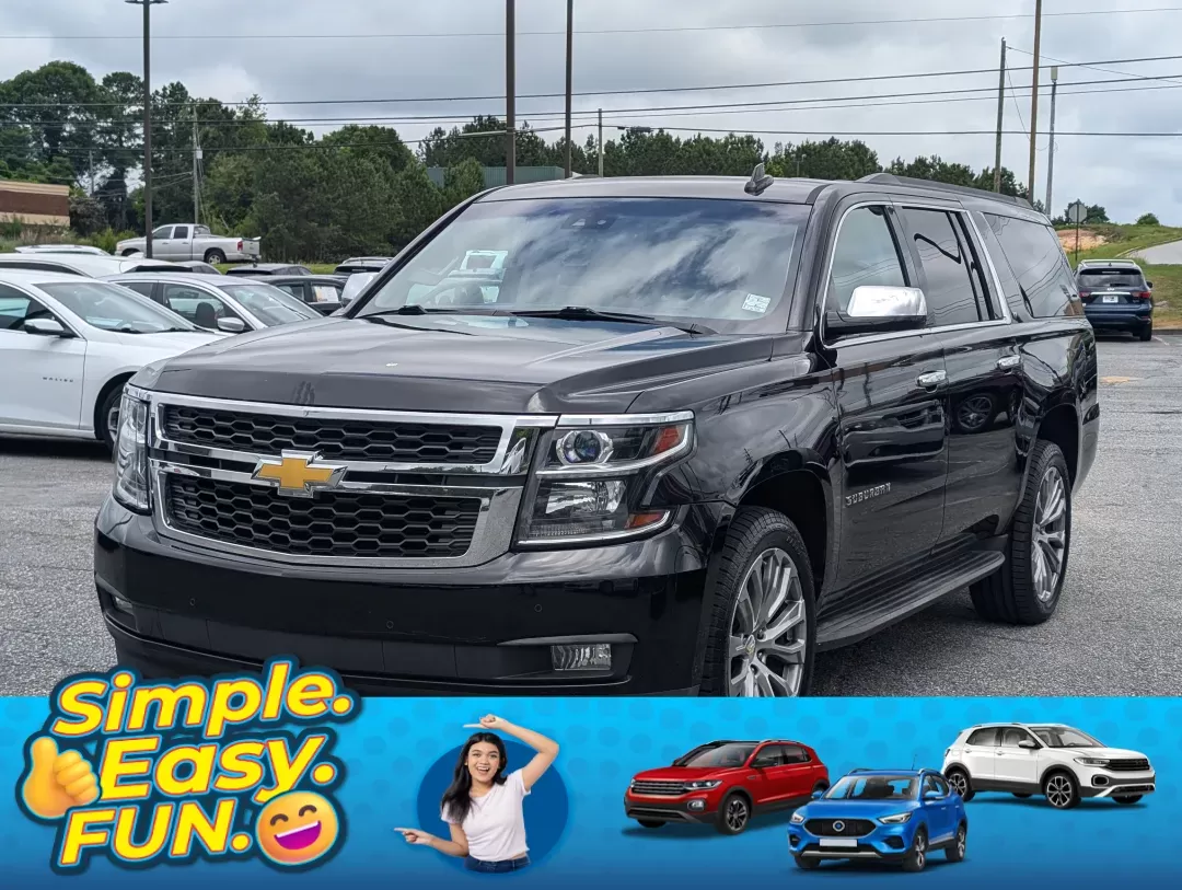 2015 /Jet Black Chevrolet Suburban LT (1GNSKJKC5FR) with an Gas/Ethanol V8 5.3L/ engine, 6-Speed Automatic transmission, located at 3959 U.S. 80 W, Phenix City, AL, 36870, (334) 297-4885, 32.469296, -85.135185 - 2015 Chevrolet Suburban LT - Photo#0