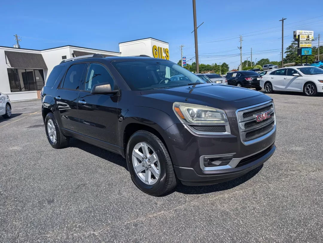 2015 /Ebony GMC Acadia SLE (1GKKRPKD9FJ) with an Gas V6 3.6L/220 engine, 6-Speed Automatic transmission, located at 3959 U.S. 80 W, Phenix City, AL, 36870, (334) 297-4885, 32.469296, -85.135185 - 2015 GMC Acadia SLE - Photo#2