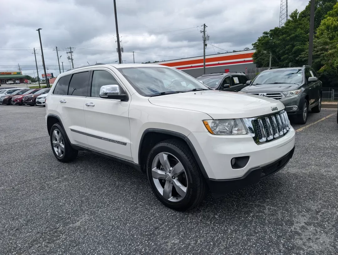2011 /Dark Frost Beige/Light Frost Beige Interior Jeep Grand Cherokee Overland (1J4RR6GT9BC) with an Gas V8 5.7L/345 engine, 5-Speed Automatic transmission, located at 3959 U.S. 80 W, Phenix City, AL, 36870, (334) 297-4885, 32.469296, -85.135185 - 2011 Jeep Grand Cherokee Overland - Photo#2
