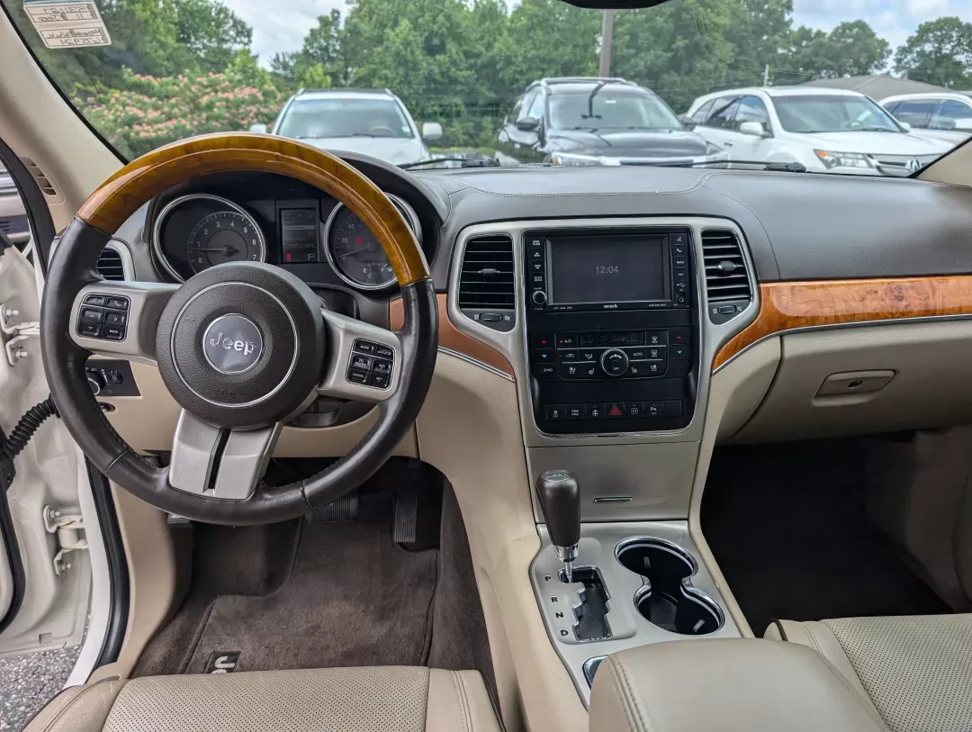 2011 /Dark Frost Beige/Light Frost Beige Interior Jeep Grand Cherokee Overland (1J4RR6GT9BC) with an Gas V8 5.7L/345 engine, 5-Speed Automatic transmission, located at 3959 U.S. 80 W, Phenix City, AL, 36870, (334) 297-4885, 32.469296, -85.135185 - 2011 Jeep Grand Cherokee Overland - Photo#11
