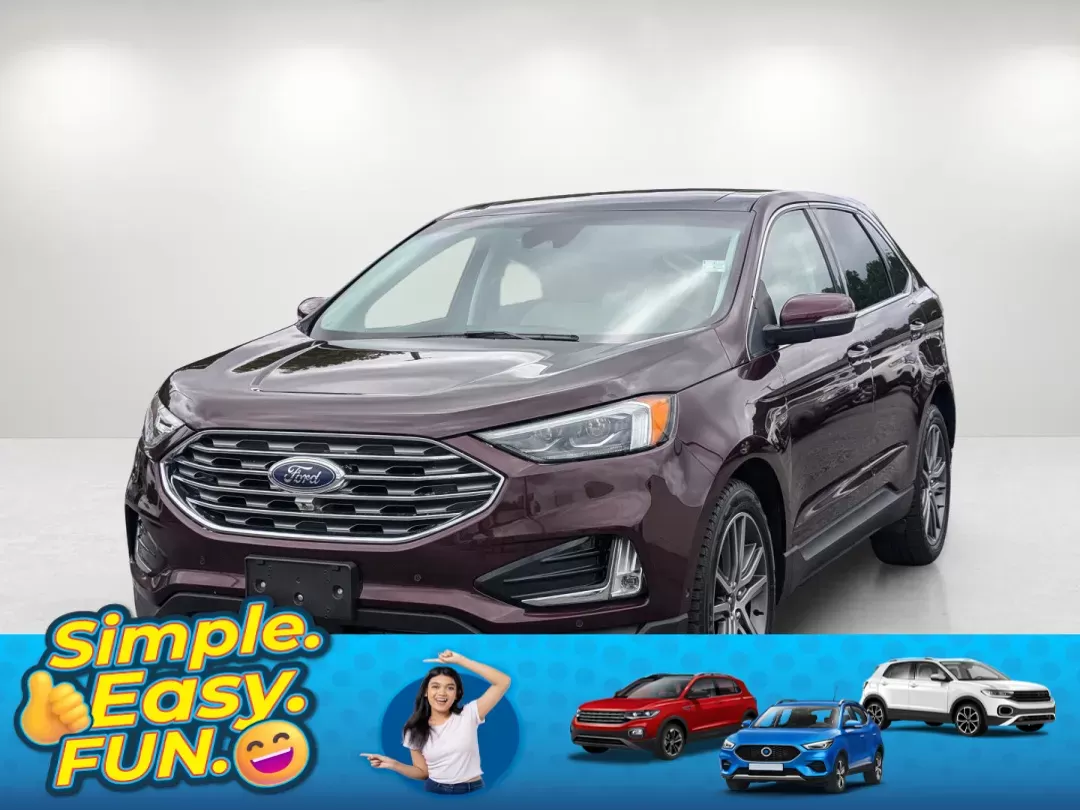 2019 Ford Edge Titanium (2FMPK3K99KB) with an Intercooled Turbo Premium Unleaded I-4 2.0 L/122 engine, 8-Speed Automatic w/OD transmission, located at 3959 U.S. 80 W, Phenix City, AL, 36870, (334) 297-4885, 32.469296, -85.135185 - 2019 Ford Edge Titanium - Photo#0