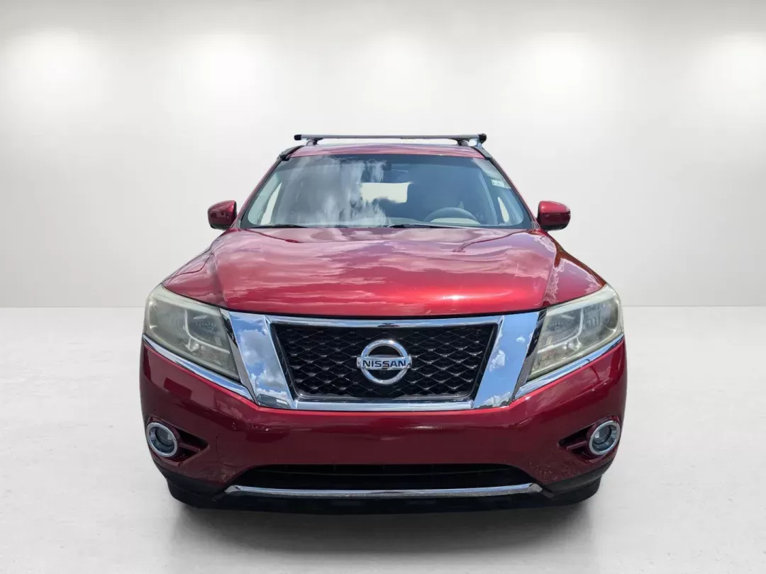 2014 /Almond Nissan Pathfinder Platinum (5N1AR2MN6EC) with an Regular Unleaded V-6 3.5 L/213 engine, 1-Speed CVT w/OD transmission, located at 804 22nd Ave, Phenix City, AL, 36870, (334) 297-1860, 32.484749, -85.024475 - 2014 Nissan Pathfinder Platinum - Photo#1