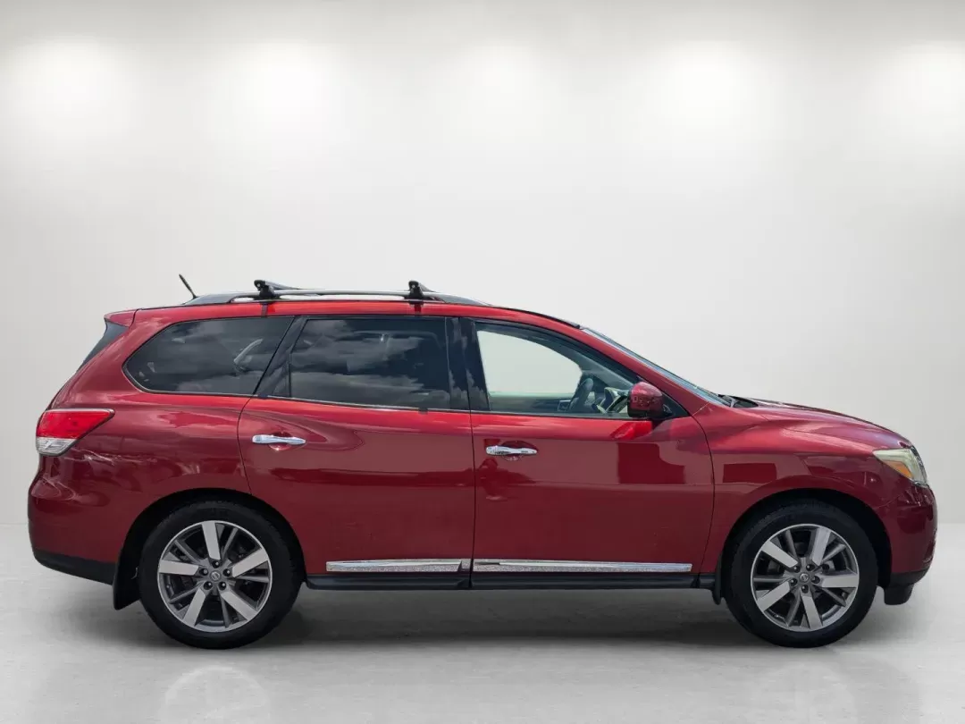 2014 /Almond Nissan Pathfinder Platinum (5N1AR2MN6EC) with an Regular Unleaded V-6 3.5 L/213 engine, 1-Speed CVT w/OD transmission, located at 804 22nd Ave, Phenix City, AL, 36870, (334) 297-1860, 32.484749, -85.024475 - 2014 Nissan Pathfinder Platinum - Photo#3
