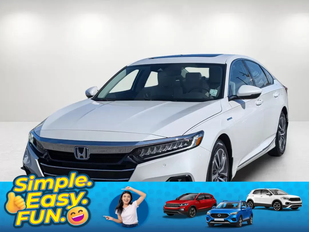 2021 Honda Accord Hybrid EX-L (1HGCV3F50MA) with an Gas/Electric I-4 2.0 L/122 engine, 1-Speed CVT w/OD transmission, located at 3959 U.S. 80 W, Phenix City, AL, 36870, (334) 297-4885, 32.469296, -85.135185 - 2021 Honda Accord Hybrid EX-L - Photo#0
