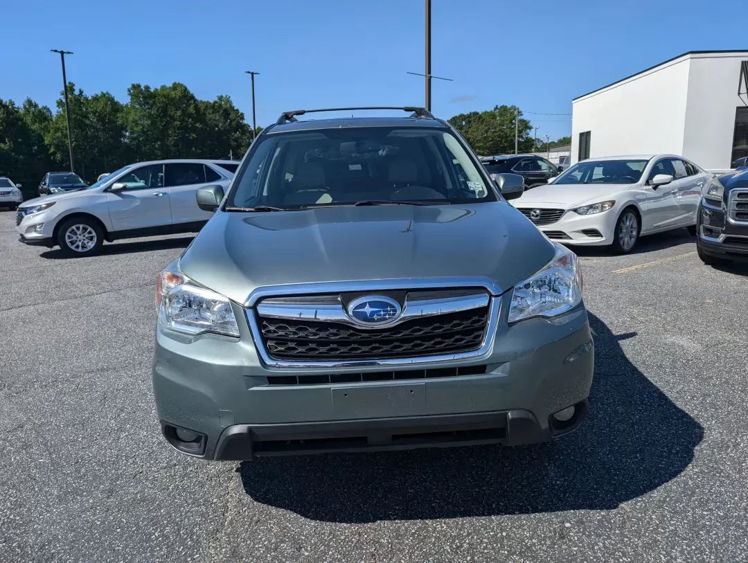 2015 /Gray Subaru Forester 2.5i Limited (JF2SJAHC5FH) with an Regular Unleaded H-4 2.5 L/152 engine, 6-Speed CVT w/OD transmission, located at 3959 U.S. 80 W, Phenix City, AL, 36870, (334) 297-4885, 32.469296, -85.135185 - 2015 Subaru Forester 2.5i Limited - Photo#1