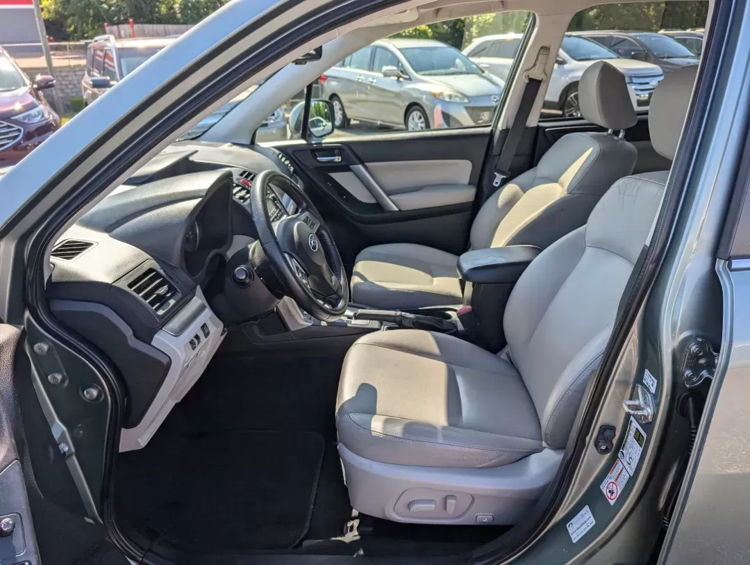 2015 /Gray Subaru Forester 2.5i Limited (JF2SJAHC5FH) with an Regular Unleaded H-4 2.5 L/152 engine, 6-Speed CVT w/OD transmission, located at 3959 U.S. 80 W, Phenix City, AL, 36870, (334) 297-4885, 32.469296, -85.135185 - 2015 Subaru Forester 2.5i Limited - Photo#9