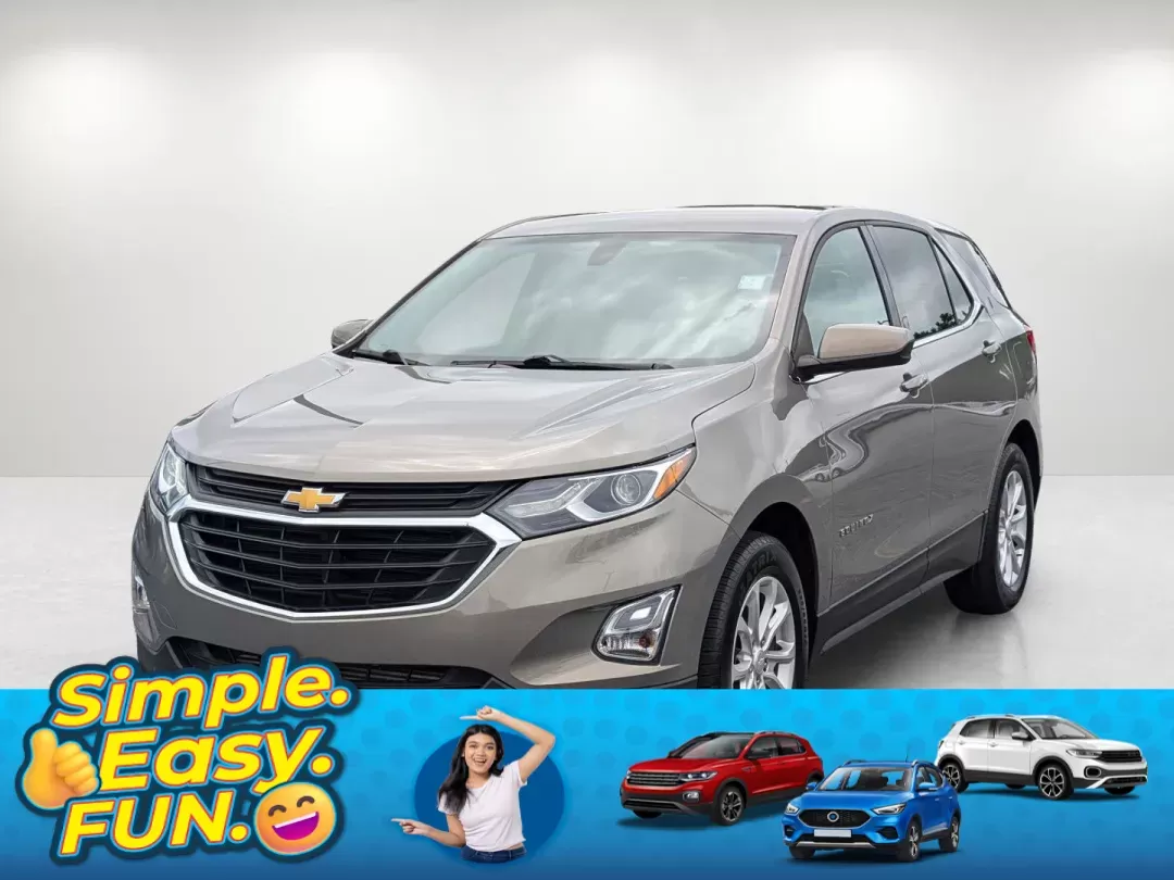 2018 /Jet Black Chevrolet Equinox LT (3GNAXJEV1JS) with an Turbocharged Gas I4 1.5L/ engine, 6-Speed Automatic transmission, located at 1430 Gateway Drive, Opelika, AL, 36801, (334) 239-0944, 32.637871, -85.409790 - 2018 Chevrolet Equinox LT - Photo#0