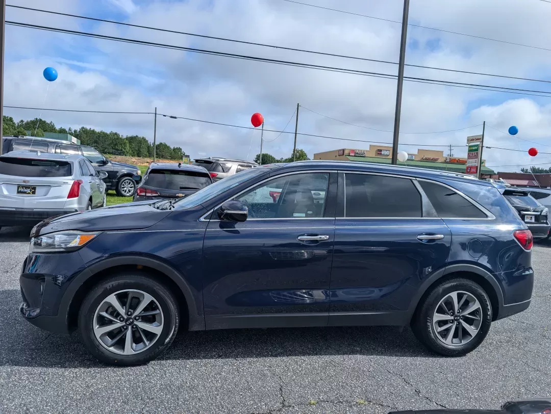 2019 /Stone Beige Kia Sorento EX V6 (5XYPH4A54KG) with an Regular Unleaded V-6 3.3 L/204 engine, 8-Speed Automatic w/OD transmission, located at 3959 U.S. 80 W, Phenix City, AL, 36870, (334) 297-4885, 32.469296, -85.135185 - 2019 Kia Sorento EX V6 - Photo#7