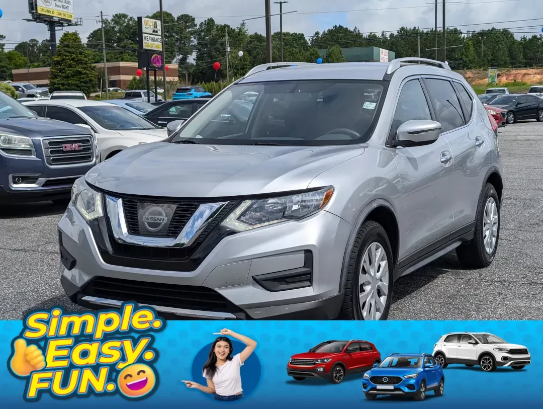 2017 /Charcoal Nissan Rogue S (JN8AT2MT8HW) with an Regular Unleaded I-4 2.5 L/152 engine, 1-Speed CVT w/OD transmission, located at 3959 U.S. 80 W, Phenix City, AL, 36870, (334) 297-4885, 32.469296, -85.135185 - 2017 Nissan Rogue S - Photo#0