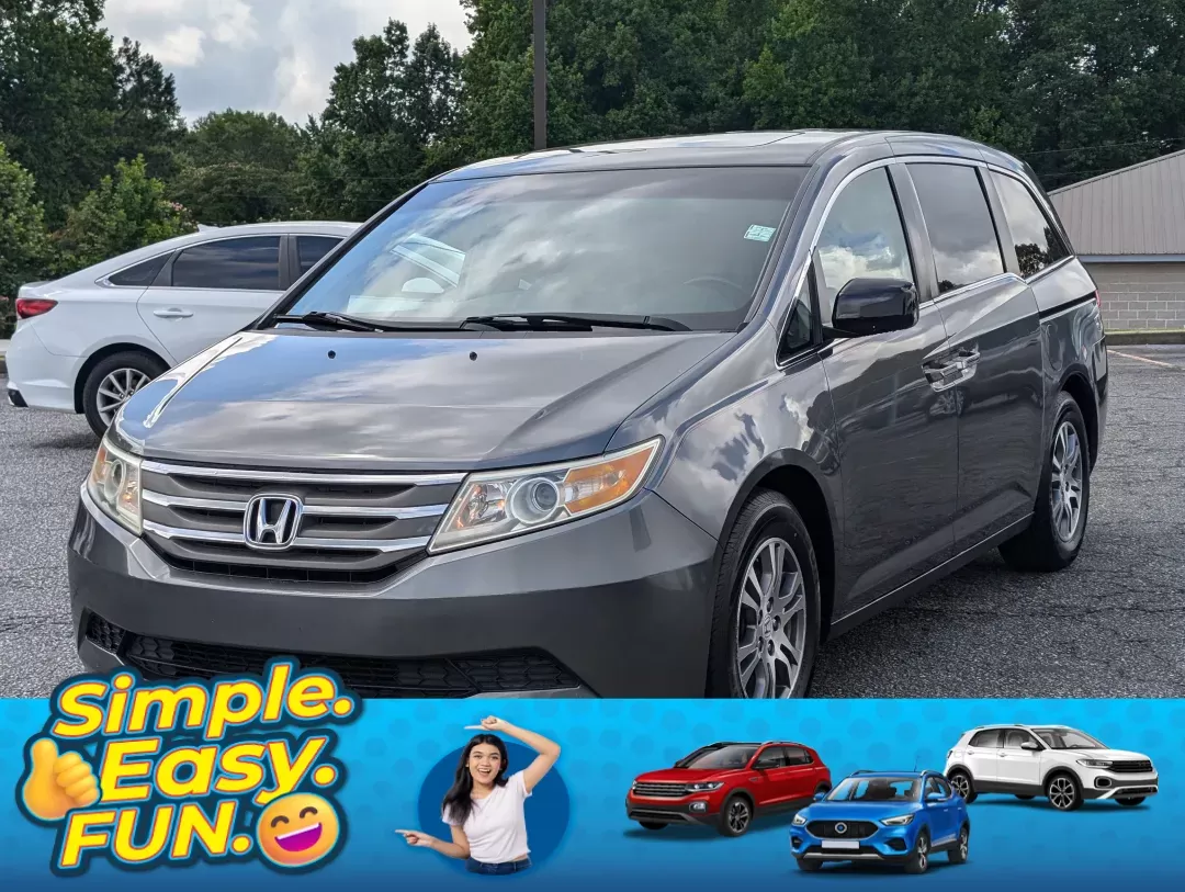 2012 Honda Odyssey EX-L (5FNRL5H68CB) with an Gas V6 3.5L/212 engine, 5-Speed Automatic transmission, located at 1430 Gateway Drive, Opelika, AL, 36801, (334) 239-0944, 32.637871, -85.409790 - 2012 Honda Odyssey EX-L - Photo#0
