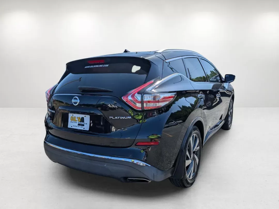 2015 /Black Nissan Murano Platinum (5N1AZ2MG3FN) with an Other engine, located at 521 Old Farm Lane Rd, Prattville, AL, 36066, (334) 325-1505, 32.482460, -86.416367 - ### Discover Your Next Adventure with the 2015 Nissan Murano Platinum at Gils Auto!<br /> <br /> Are you ready to elevate your driving experience? Whether you're commuting to work, shuttling the kids to school, or embarking on a weekend getaway, the **2015 Nissan Murano Platinum** is the perfect com - Photo#4