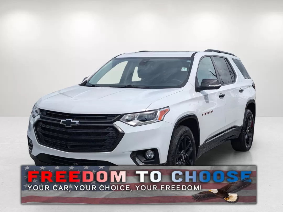 2021 /Jet Black Chevrolet Traverse Premier (1GNERKKW5MJ) with an Other engine, located at 5115 14th Ave., Columbus, GA, 31904, (706) 323-0345, 32.511494, -84.971046 - **Discover Your Adventure with the 2021 Chevrolet Traverse Premier at Gils Auto - Phenix City!**<br /> <br /> Are you ready to embark on new adventures, whether it's family road trips, daily commutes, or weekend getaways? The 2021 Chevrolet Traverse Premier is the ultimate SUV designed for those who - Photo#0