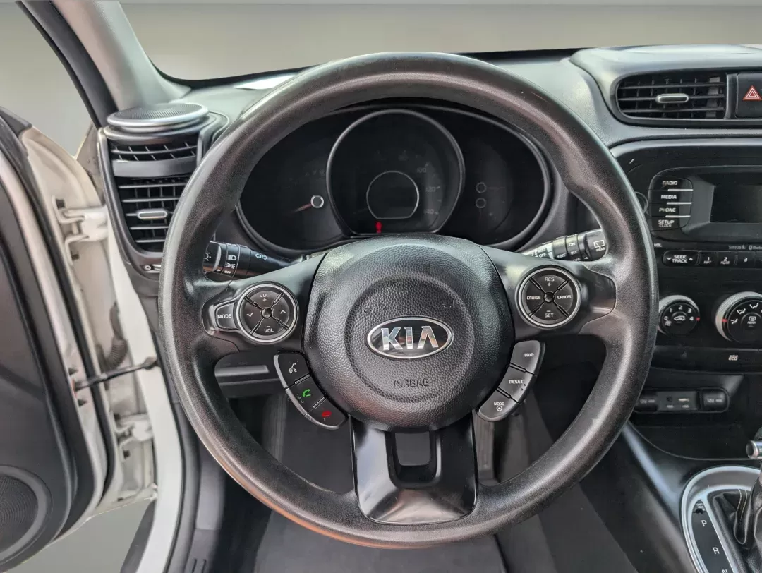 2015 /Black Kia Soul + (KNDJP3A59F7) with an Other engine, located at 1430 Gateway Drive, Opelika, AL, 36801, (334) 239-0944, 32.637871, -85.409790 - Are you in the market for a versatile vehicle that fits your busy lifestyle? Whether you're commuting to work, running errands, or taking the family on weekend adventures, the 2015 Kia Soul + is the perfect choice for you! With its unique hatchback design and spacious interior, this car offers a ble - Photo#14