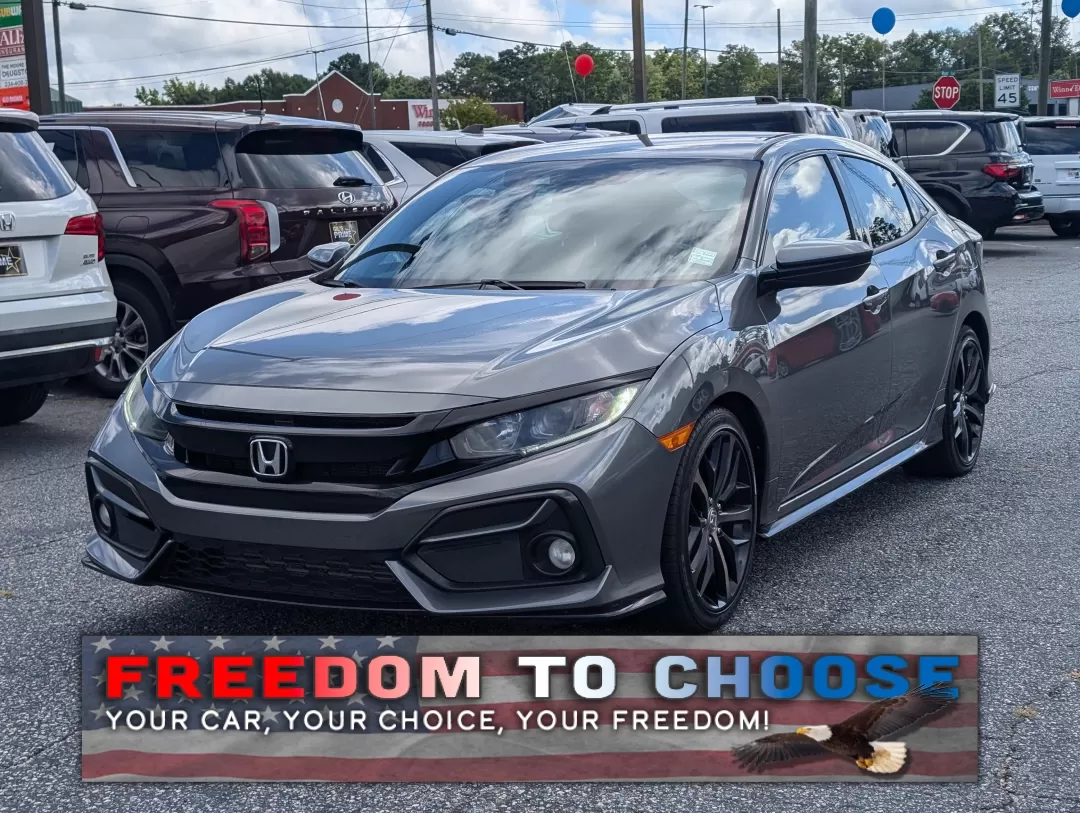2020 Honda Civic Hatchback Sport (SHHFK7H46LU) with an Other engine, located at 3959 U.S. 80 W, Phenix City, AL, 36870, (334) 297-4885, 32.469296, -85.135185 - **Discover the Perfect Blend of Style and Efficiency: 2020 Honda Civic Hatchback Sport at Gils Auto - Opelika**<br /> <br /> Are you looking for a vehicle that effortlessly fits into your active lifestyle? Whether you're commuting to work, running errands around Opelika, or embarking on weekend geta - Photo#0