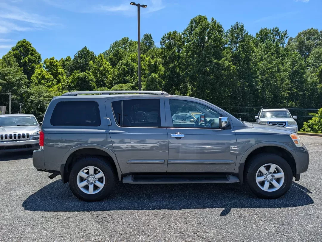 2011 /Charcoal Nissan Armada SV (5N1BA0ND8BN) with an Other engine, located at 1430 Gateway Drive, Opelika, AL, 36801, (334) 239-0944, 32.637871, -85.409790 - **Experience Adventure and Comfort with the 2011 Nissan Armada SV at Gils Auto - Opelika!**<br /> <br /> Are you ready to elevate your family's adventures, or perhaps you're seeking a reliable vehicle for your daily commutes? Look no further! The 2011 Nissan Armada SV is the perfect blend of space, - Photo#3